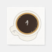 Serviette En Papier Coffee Cup Diver (Devant)