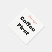 Serviette En Papier Coffee First Thunder_Cove (Coin)