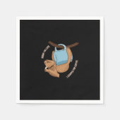 Serviette En Papier Coffee Sloth (Devant)