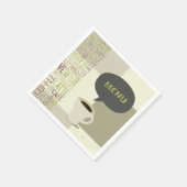 Serviette En Papier Coffhouse Menu Papier Napkins (Coin)