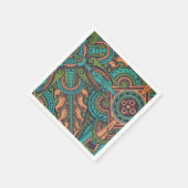 Serviette En Papier Coiffeur motif Art nouveau abstrait (Coin)