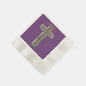 Serviette En Papier Coined Cocktail Paper Napkins Purple Background (Coin)