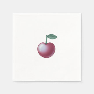 Serviette En Papier 🍒 Colección: Sweet Cherry Classic – Timeless Eleg