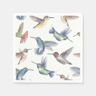 Serviette En Papier Colibri