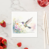 Serviette En Papier Colibri (En situation)