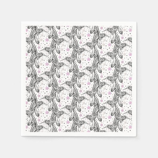 Serviette En Papier Colibri IV (Devant)