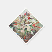 Serviette En Papier Colibri, Trochilidae Kolibris par Ernst Haeckel (Coin)
