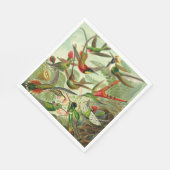 Serviette En Papier Colibris par Ernst Haeckel (Coin)