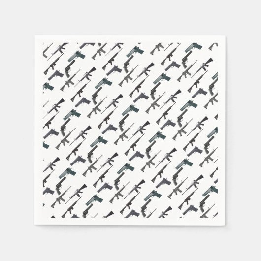 Serviette En Papier Collage d'armes (Devant)