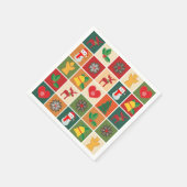 Serviette En Papier Collage de Noël (Coin)