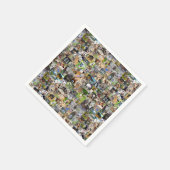 Serviette En Papier Collage de photos de chiens, (Coin)