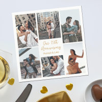 Collage de photos personnalisées romantiques Fête 