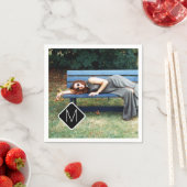 Serviette En Papier Collage photo de famille monographique A11 (En situation)