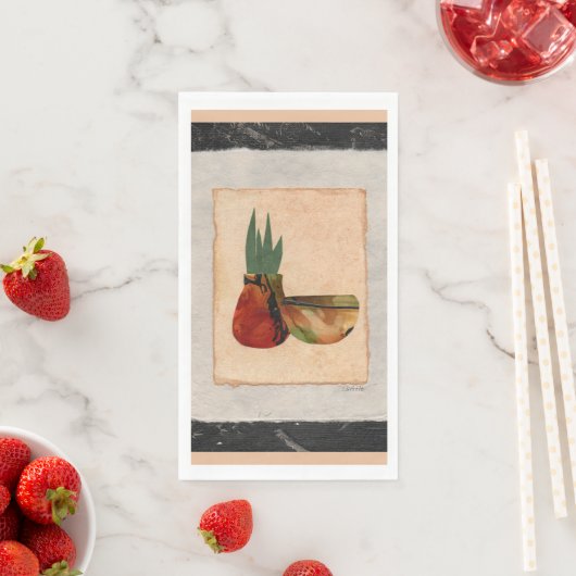 Serviette En Papier Collage Sud-Ouest (En situation)