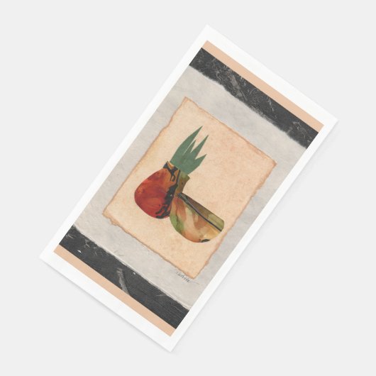 Serviette En Papier Collage Sud-Ouest (Coin)