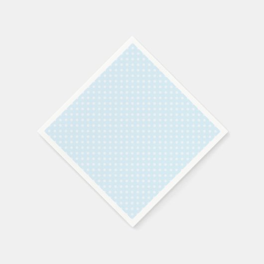 Serviette En Papier Collection Coeur d'ours - Bleu (Coin)