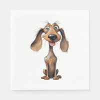 Collection d'art de race de chien de dessin animé