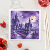 Serviette En Papier Collection d'automne Citrouille populaire Hallowee (En situation)