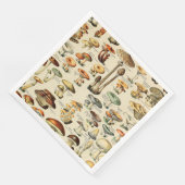 Serviette En Papier Collection de champignons (Coin)