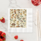 Serviette En Papier Collection de champignons (En situation)