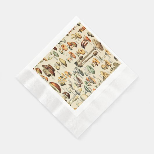 Serviette En Papier Collection de champignons (Coin)