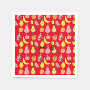 Serviette En Papier Collection de fruits assorés Thunder_Cove