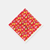 Serviette En Papier Collection de fruits assorés Thunder_Cove (Coin)