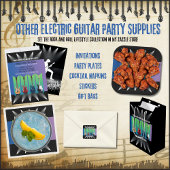 Serviette En Papier Collection de guitares électriques Spotlight Party