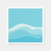 Serviette En Papier Collection de Mariages Ocean Wave (Devant)