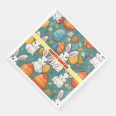 Serviette En Papier Collection de Pâques Bunny tendance (Coin)