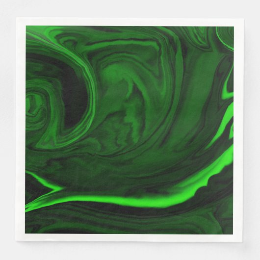 Serviette En Papier collection de pierres de malachite vert texture (Devant)