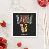 Serviette En Papier Collection de plaques d'immatriculation du 65e ann (En situation)