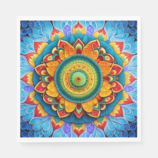 Serviette En Papier Collection de vacances hindou (Devant)