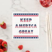Serviette En Papier Collection du parti Élections USA ! (En situation)