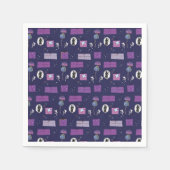 Serviette En Papier Collection écossaise Pauple Thistle Napkins (Devant)