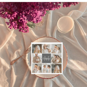 Serviette En Papier Collection Famille Moderne Photo & cadeau personna