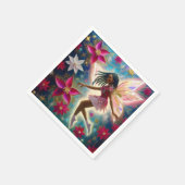 Serviette En Papier Collection Fée de Noël - Cornouailles Braids Cheve (Coin)