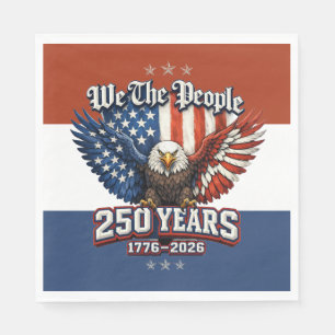 Serviette En Papier Collection Fête America 250