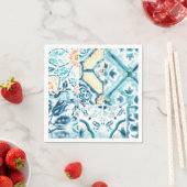 Serviette En Papier Collection Medallion Medley (En situation)