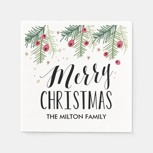 Serviette En Papier Collection Merry Berry (Devant)