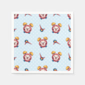 Serviette En Papier Collection Smart Clock - Bleu (Devant)