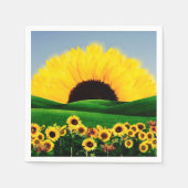 SERVIETTE EN PAPIER COLLINE DU SOL (Devant)