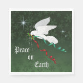Serviette En Papier Colombe blanche (Devant)