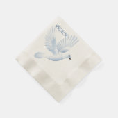 SERVIETTE EN PAPIER COLOMBE DE LA PAIX (Coin)