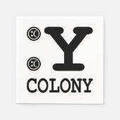 Serviette En Papier Colonie (Devant)