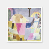 Serviette En Papier Colonnes noires dans un paysage 1919 par Paul Klee (Devant)