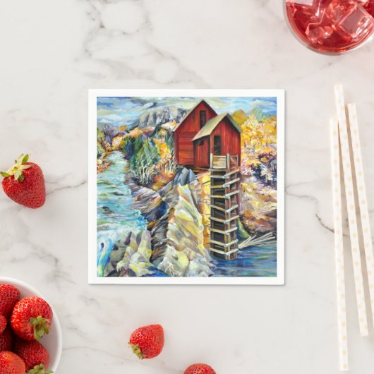 Serviette En Papier Colorado (En situation)