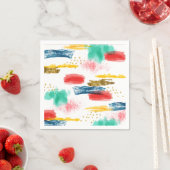 Serviette En Papier Coloré (En situation)