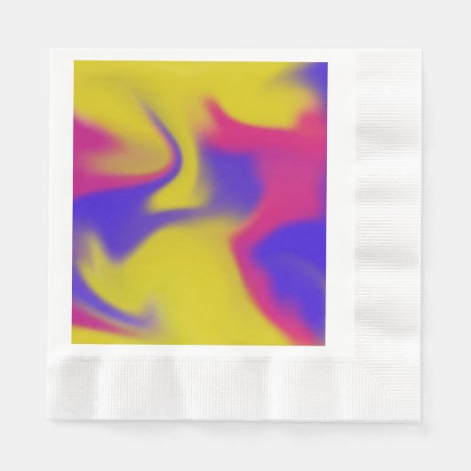 Serviette En Papier Coloré (Devant)