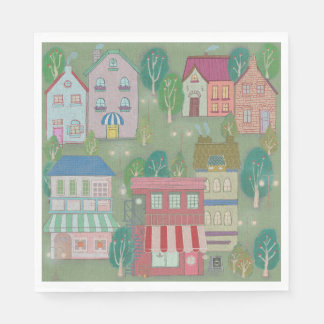 Serviette en papier colorée pour fête — murmure me